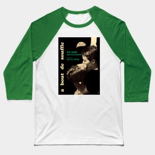 Breathless (1960) Baseball T-Shirt